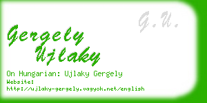 gergely ujlaky business card